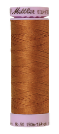 Mettler Silk-finish 50wt Solid Cotton Thread 164yd/150m Bronze
