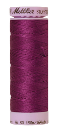 Mettler Silk-finish 50wt Solid Cotton Thread 164yd/150m Purple Passion