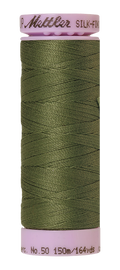 Mettler Silk-finish 50wt Solid Cotton Thread 164yd/150m Seagrass