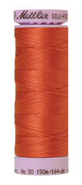 Mettler Silk-finish 50wt Solid Cotton Thread 164yd/150m Reddish Ocher