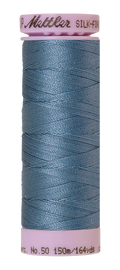 Mettler Silk-finish 50wt Solid Cotton Thread 164yd/150m Laguna
