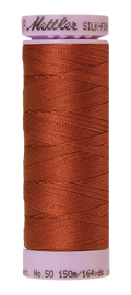 Mettler Silk-finish 50wt Solid Cotton Thread 164yd/150m Dirty Penny