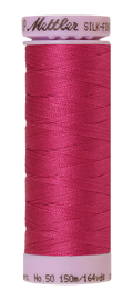 Mettler Silk-finish 50wt Solid Cotton Thread 164yd/150m Peony