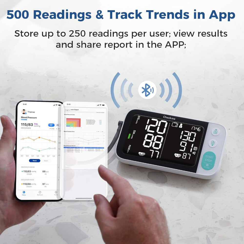CHECKME BP3C2 Smart Arm Blood Pressure Monitor