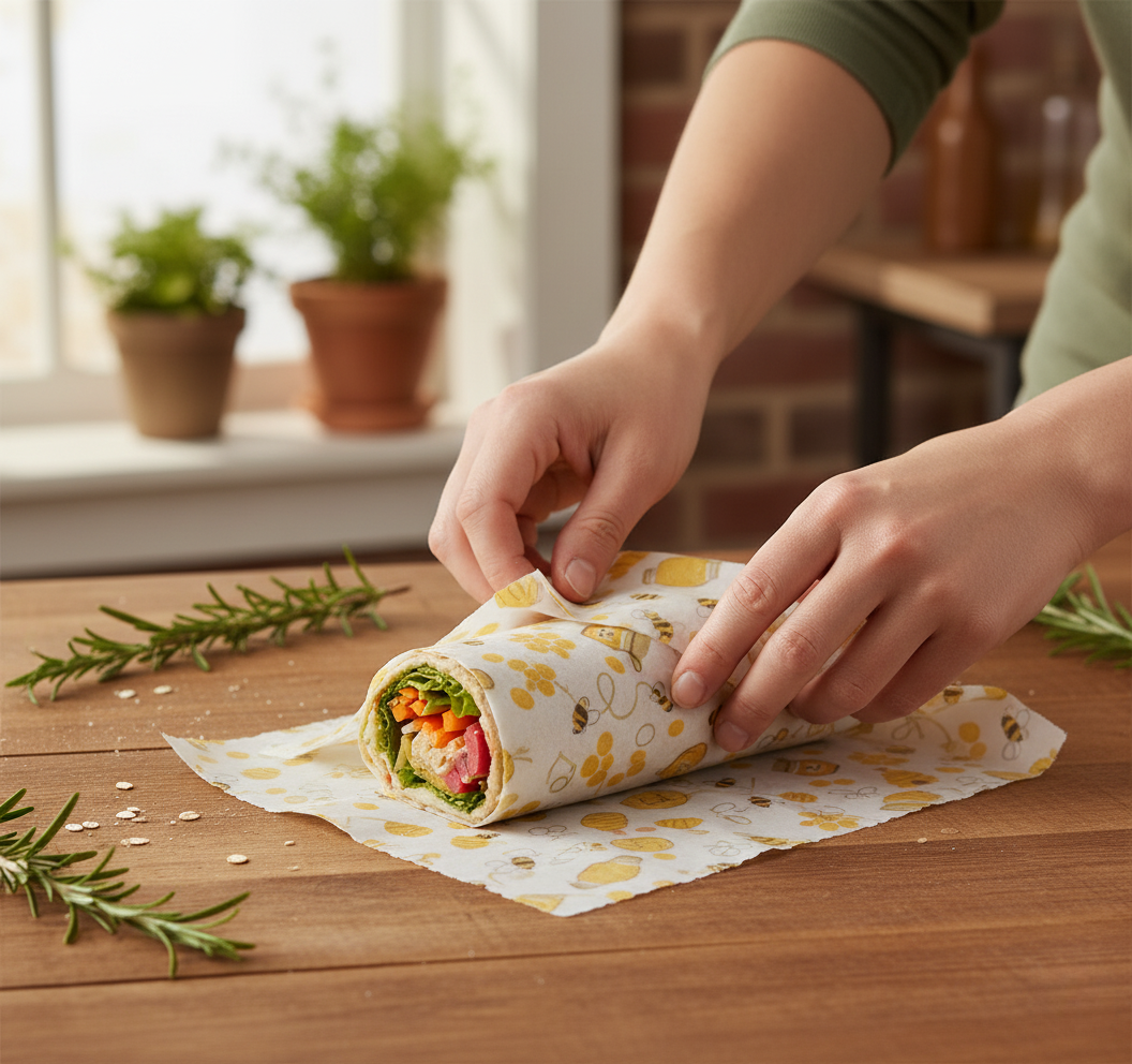 Beeswax Food Roll – Plastic-Free & Customizable | Cut Your Own Size