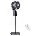 Compact Oscillating Standing Fan with 70° Oscillation and 90° Tilt for Home Office-Gray