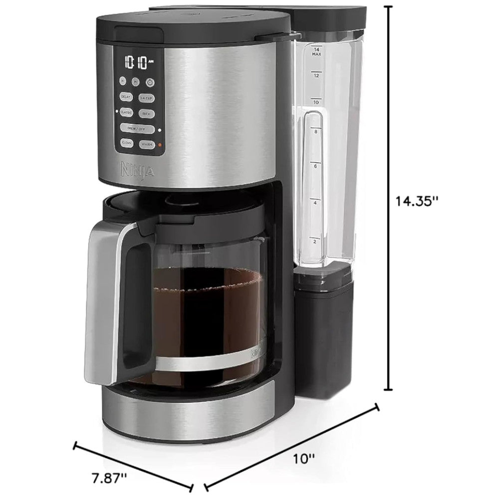 NINJA DCM201 Programmable XL 14-Cup Coffee Maker - Factory serviced with Home Essentials warranty