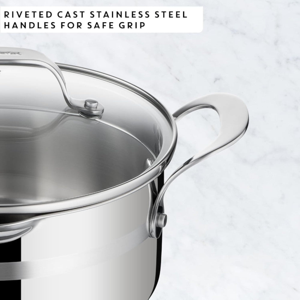 T-FAL E3114475 Jamie Oliver Stewpot 20 cm With Draining Lid