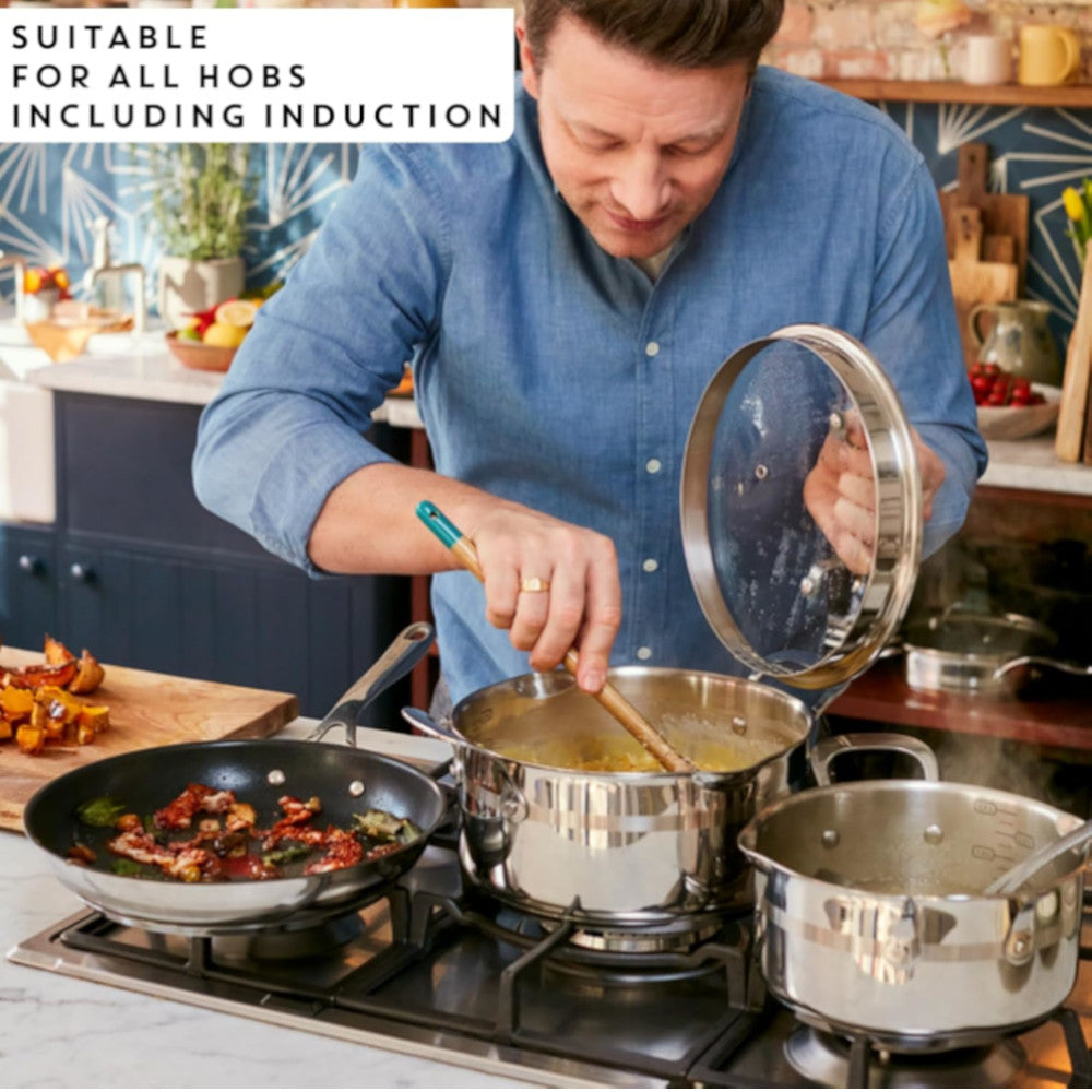 T-FAL E3114475 Jamie Oliver Stewpot 20 cm With Draining Lid