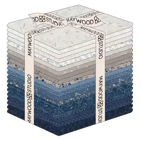Maywood Studios - Patchwork Blue - Fat Quarter Bundle 22pc