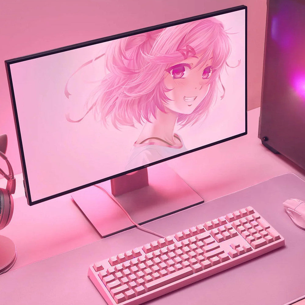AUKEY G15 Mechanical Gaming Keyboard RGB Pink