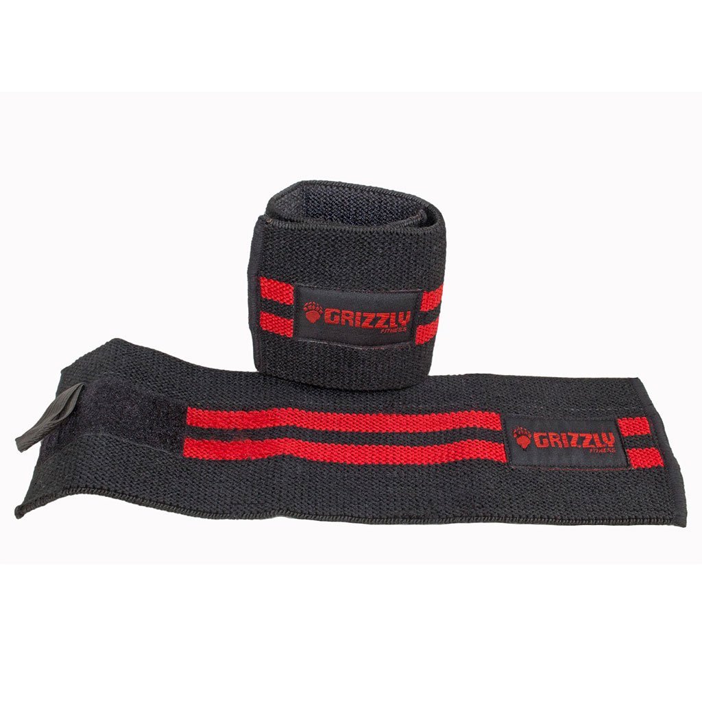 Grizzly WRIST WRAP 11" RED LINE (8663-04 Black)