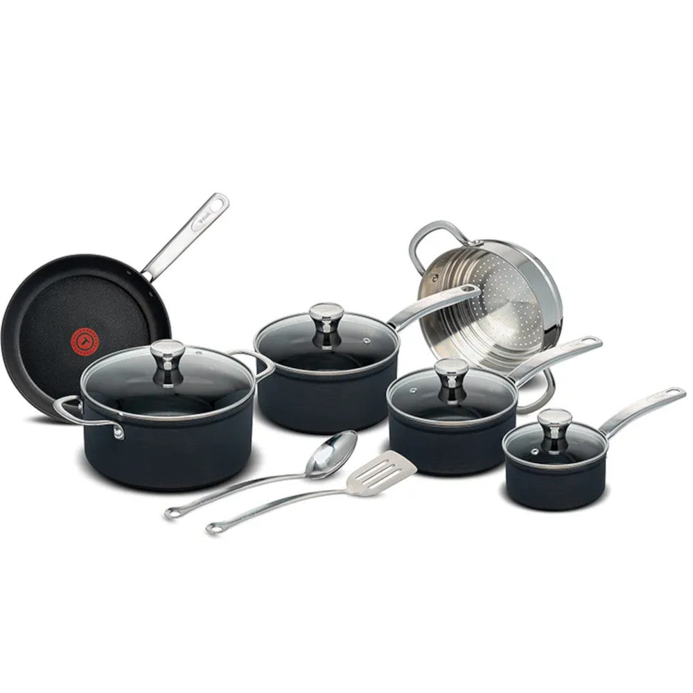 T-FAL Platinum Unlimited Hard Anodized 12pc Cookware Set - H126SC74