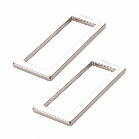 By Annie - Rectangle Ring Flat 1-1/2" Set of Two (2)