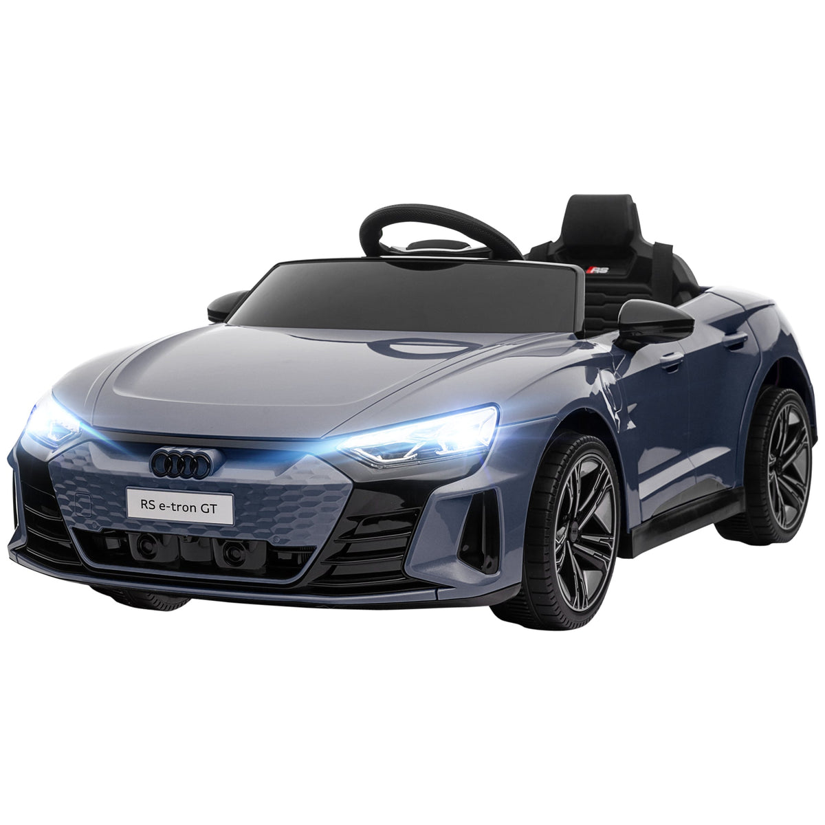 Ride-On Toy On Car with Remote Control, 12V 3.1 MPH Electric Ride for Kids w/ Suspension System, Horn Honking, Black