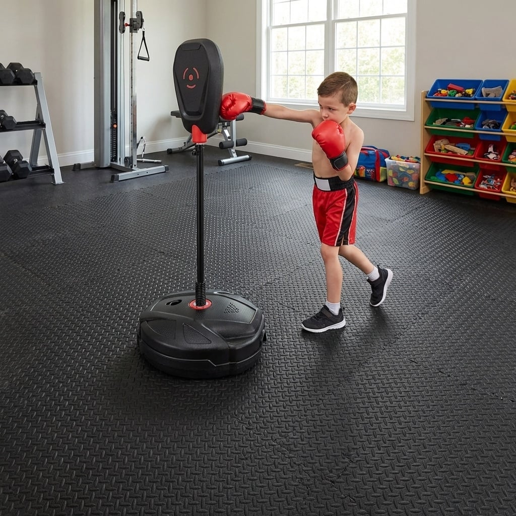 Inflation Free Boxing Set and 12Pcs 1/2 inches Puzzle Exercise Mat
