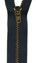 6" Metal Jean Zipper - Navy