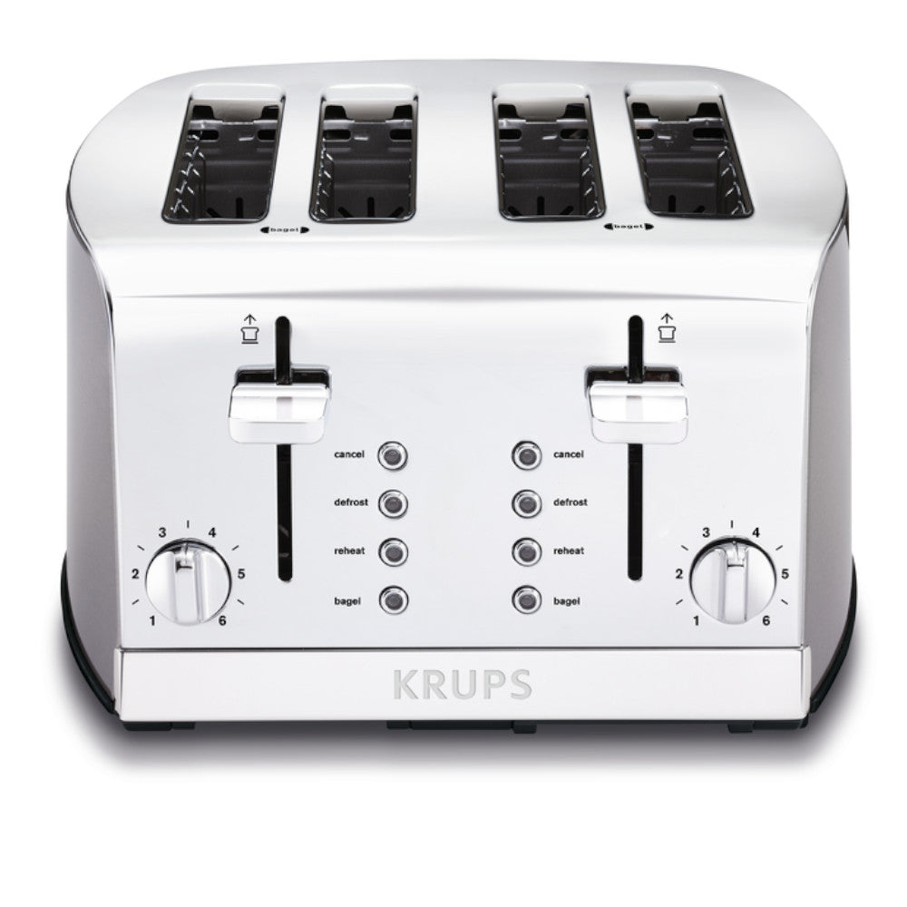 KRUPS KH734D51 4 Slice Stainless Steel Toaster