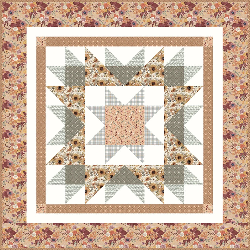 Riley Blake - Evening on the Prairie Evening Star Table Topper Kit