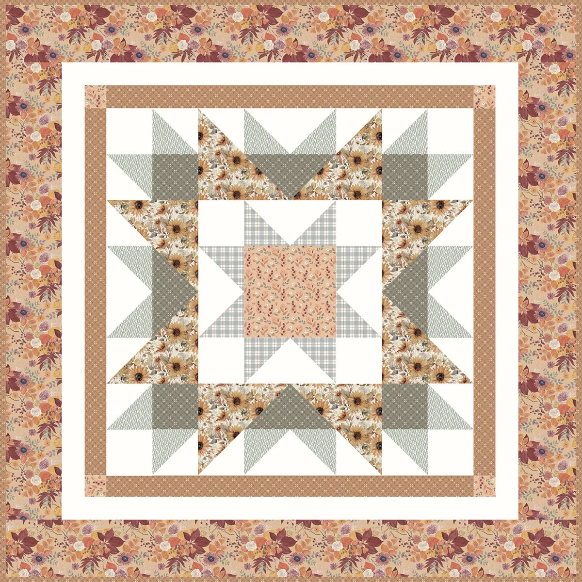 Riley Blake - Evening on the Prairie Evening Star Table Topper Kit