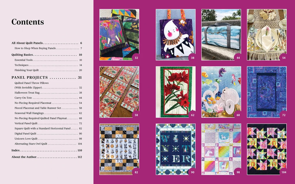 The Panel Quilting Workshop Book