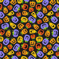 Little Monsters - Emily Elizabeth - Halloween Pumpkins - Black
