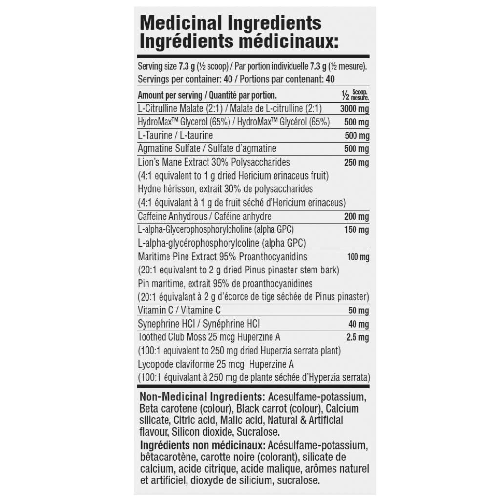 Mammoth SHOCK (High-Stim Pre-workout), 40 Servings
