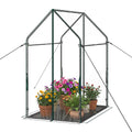 Mini Green House Metal Frame with Waterproof Bottom Mat and Wind Ropes-XL