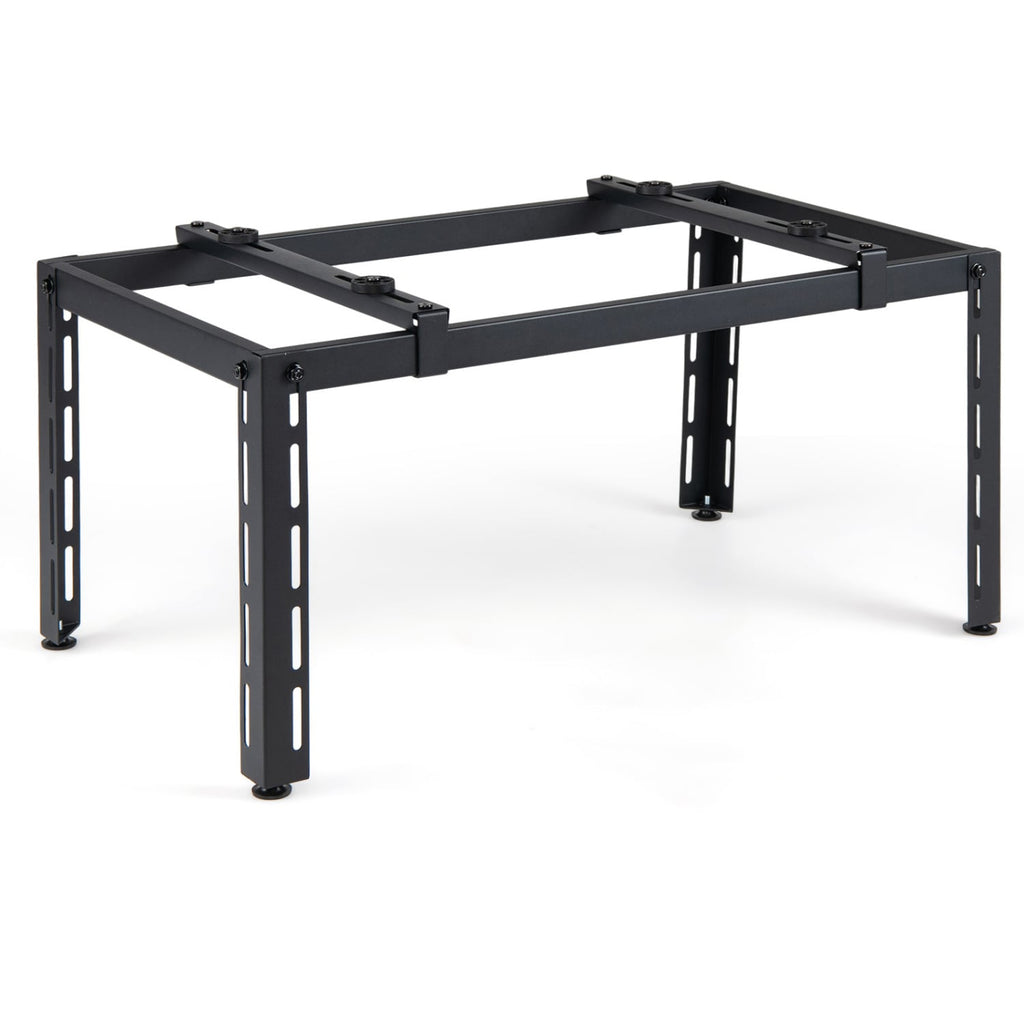 Mini Split Ground Stand Adjustable for 9000-36000 BTU Ductless Air Conditioners Heat Pump-Black