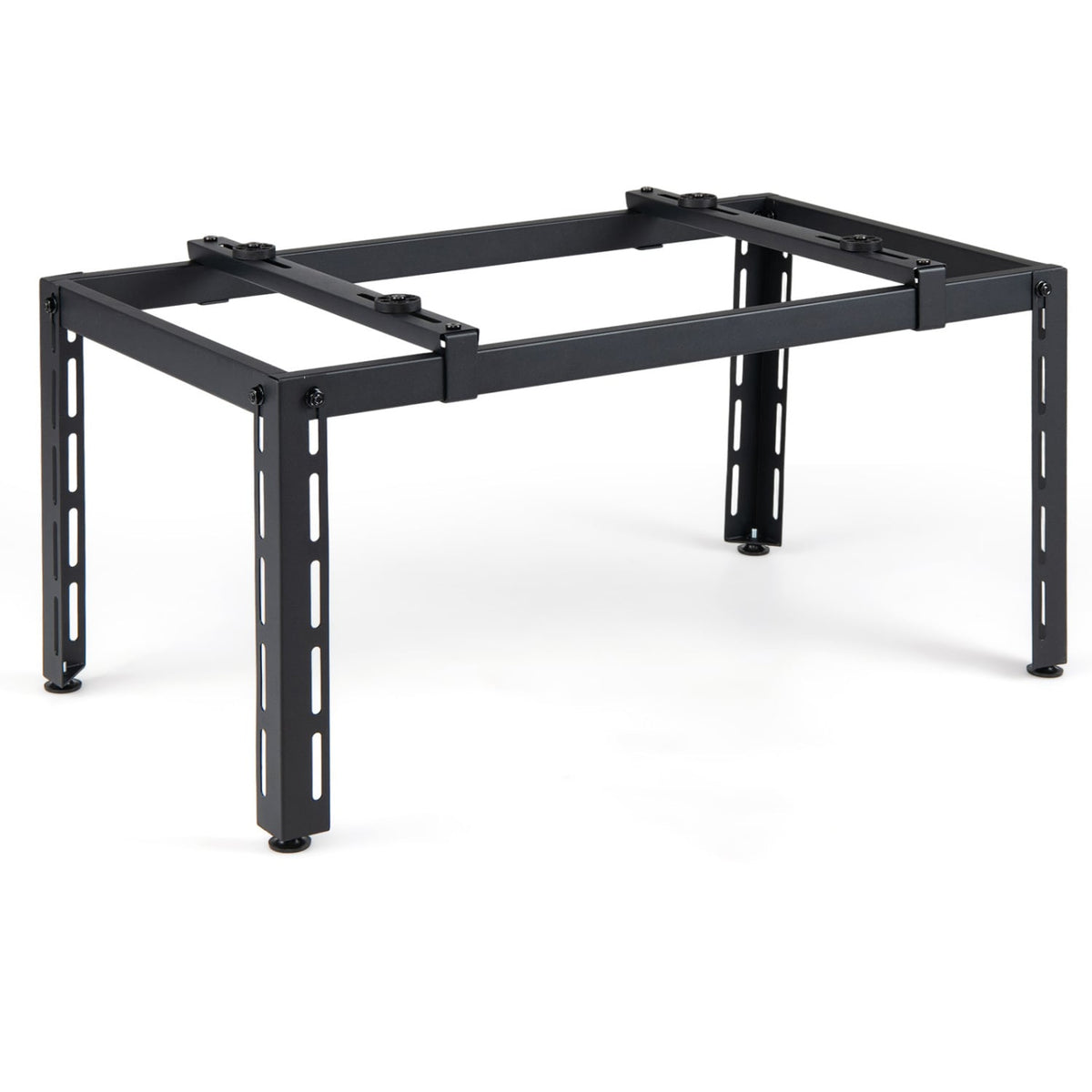 Mini Split Ground Stand Adjustable for 9000-36000 BTU Ductless Air Conditioners Heat Pump-Black