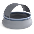 Outdoor Inflatable Pool with Sunshade Canopy-M