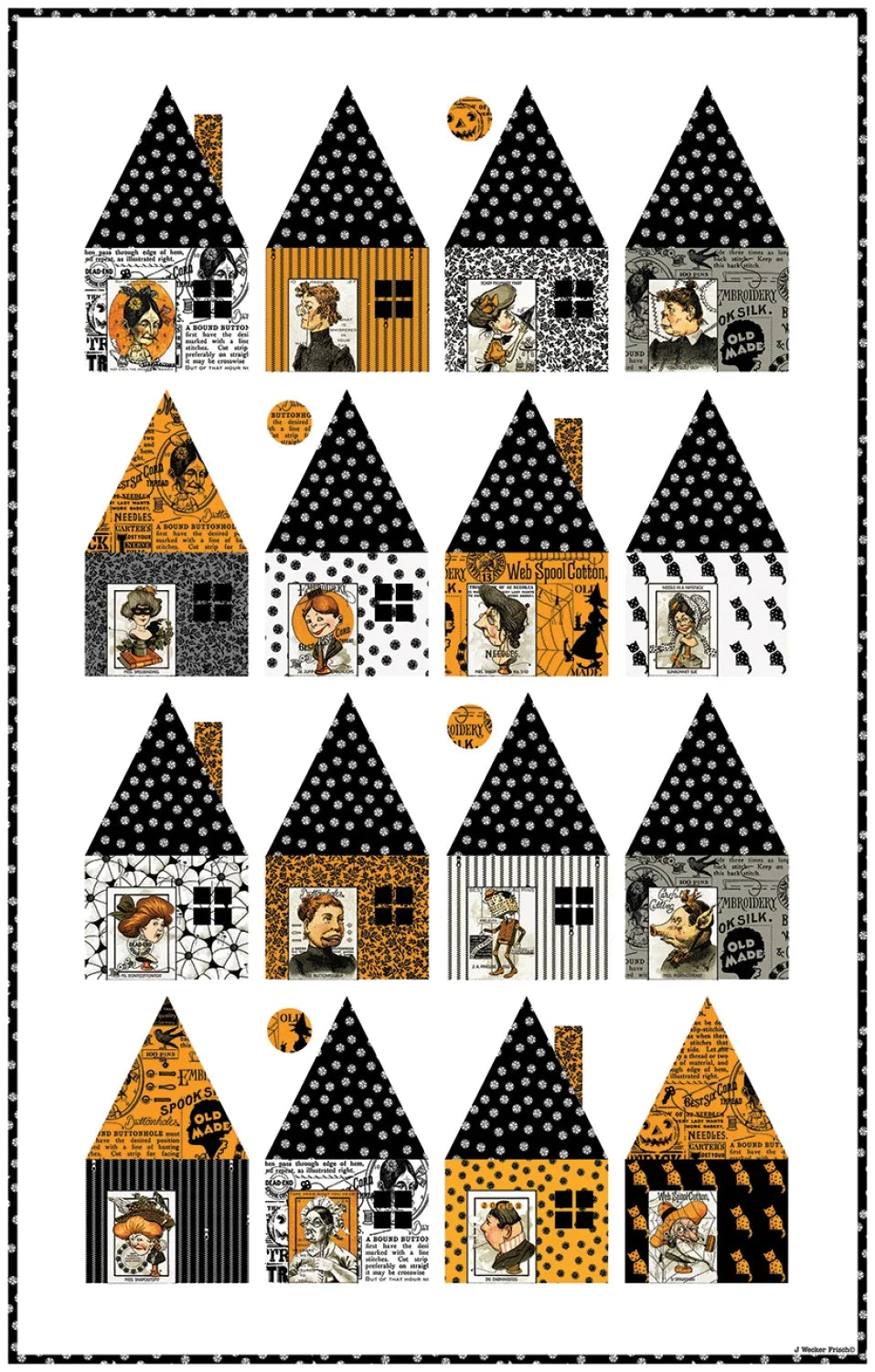 J. Wecker Frisch Cabin Chills Quilt Pattern