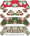 Mistletoe & Holly 35 1/2in x 43in Stockings Panel