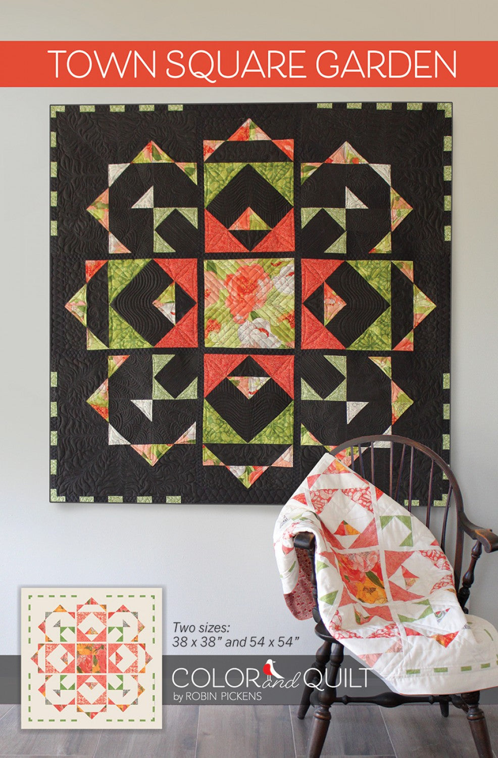 Town Square Garden Quilt Pattern - Robin Pickens