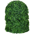 2 Pack Artificial Tree Boxwood Topiary Balls, 15.7 Inch