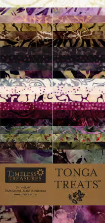 Tonga Batik Chateau - 2.5" Strips - 40 pieces
