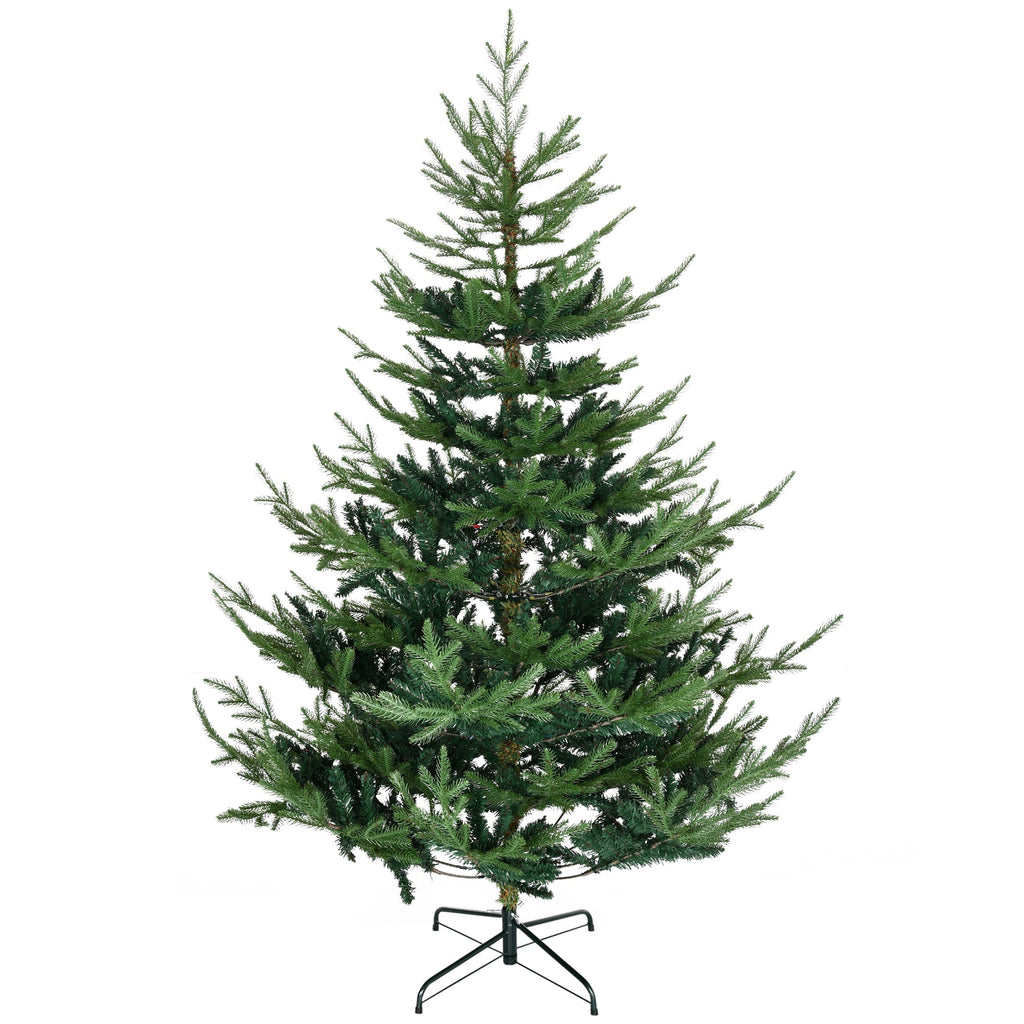 9ft Artificial Christmas Tree with Metal Base, Xmas Tree