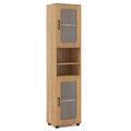 Tall Bathroom Storage Cabinet 67 Inches Freestanding Storage Organizer-Natural