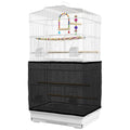 36" Bird Cage with Accessories, Handle, Mesh Cover, Tray, White