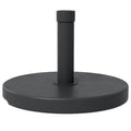 33 lbs Concrete Parasol Base, Heavy Duty Patio Umbrella Stand, 18.3" Round Garden Parasol Holder, Black