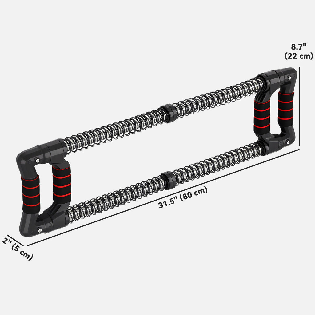 Chest Expander, Spring Chest Exerciser with 22-110 lbs Resistance for Men and Women Home Gym, Office or Travel