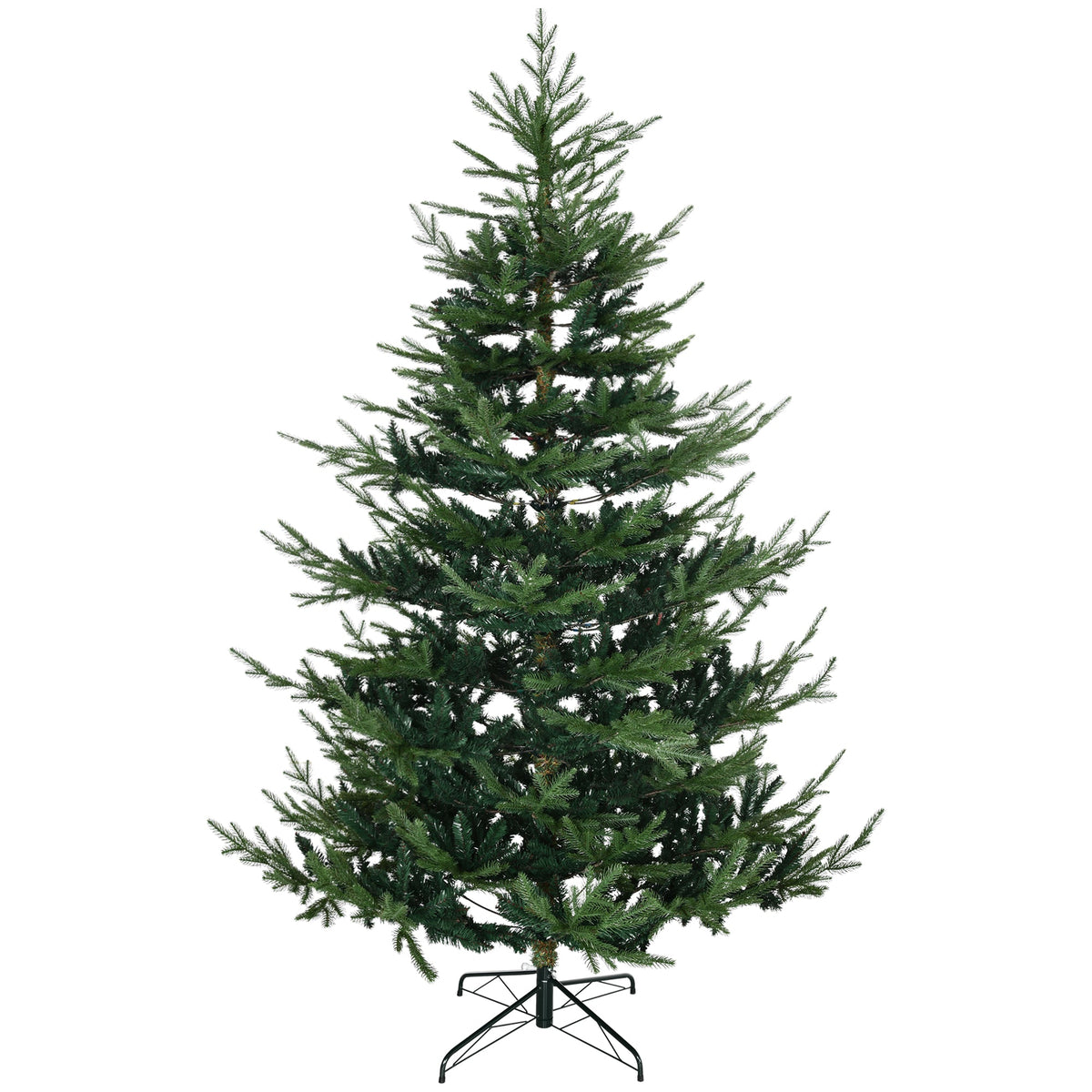 9ft Artificial Christmas Tree with Metal Base, Xmas Tree