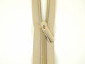 Sallie Tomato - Nylon Gold Coil Zippers: 3 Yards with 9 Pulls - Beige #5