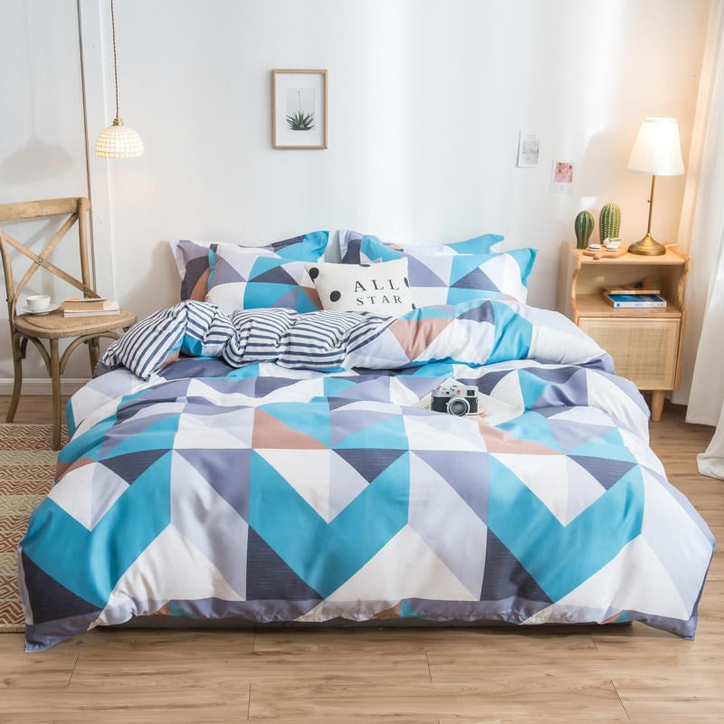 Floral Cotton Duvet Cover Set