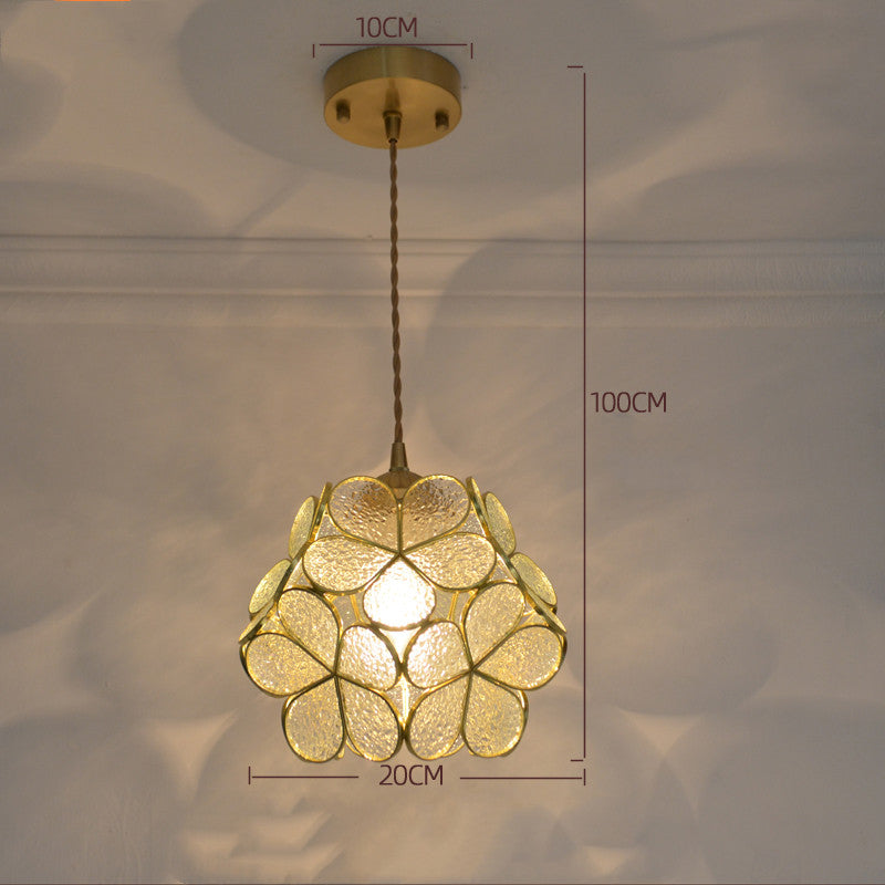 Tiffany-Style Retro Glass Pendant Chandelier