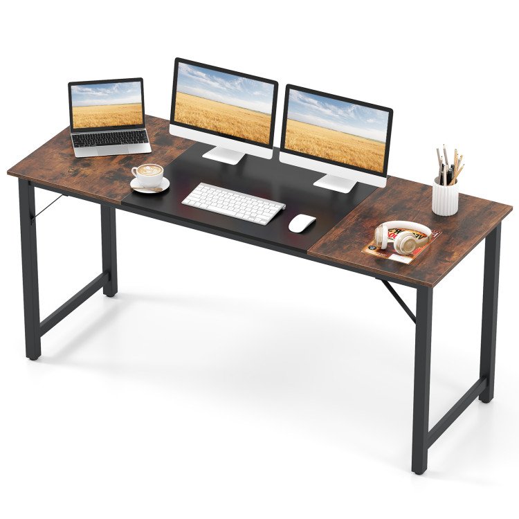 All-in-One Home Office Furniture Bundle – Ergonomic Chair, Spacious Desk, Multi-Drawer Cart, Bookshelf & Accent Chairs