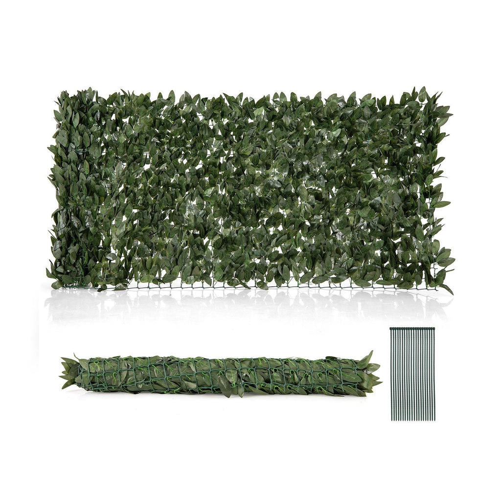 Artificial Lily Leaf Privacy Fence for Garden Yard Balcony Deck