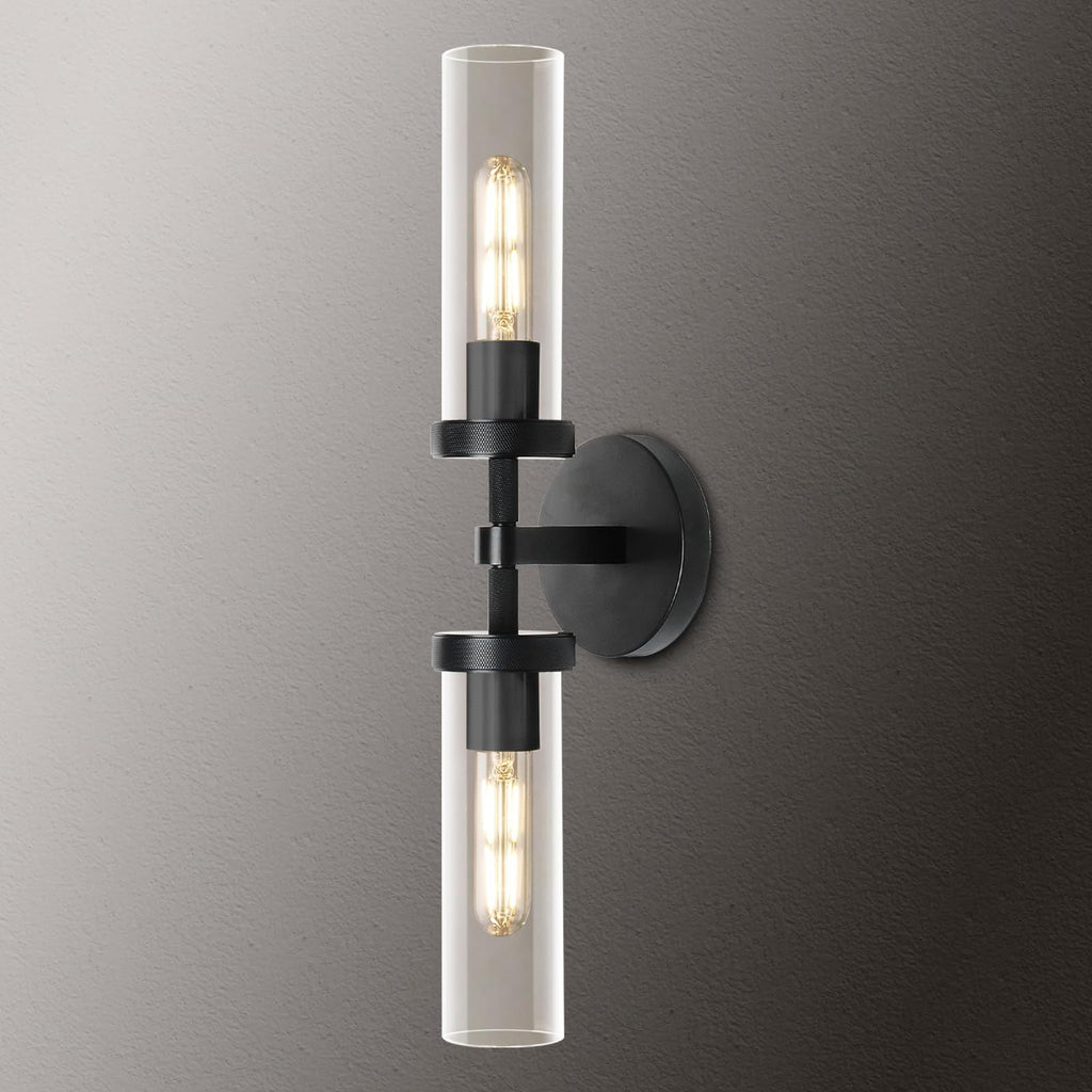 All Copper Knurled American Retro Wall Lamp