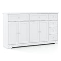 Buffet Sideboard 59 inches Modern Coffee Bar Station Console Table-White