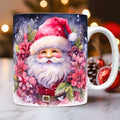 Creative 3D Christmas Ceramic Mug – Santa Claus Design